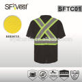 new products 2015 uniform construction workwear reflective safety hi vis polo t shirt